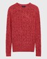 Gant Sunbleached Cable Crew Trui Cardinal Red