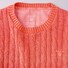Gant Sunbleached Cable Crew Trui Strong Coral