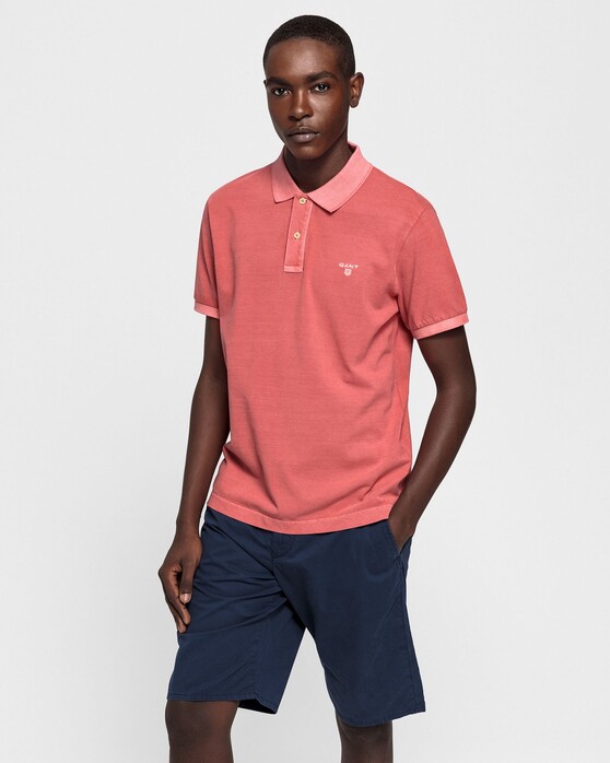 Gant Sunbleached Piqué Rugger Polo Mineral Red