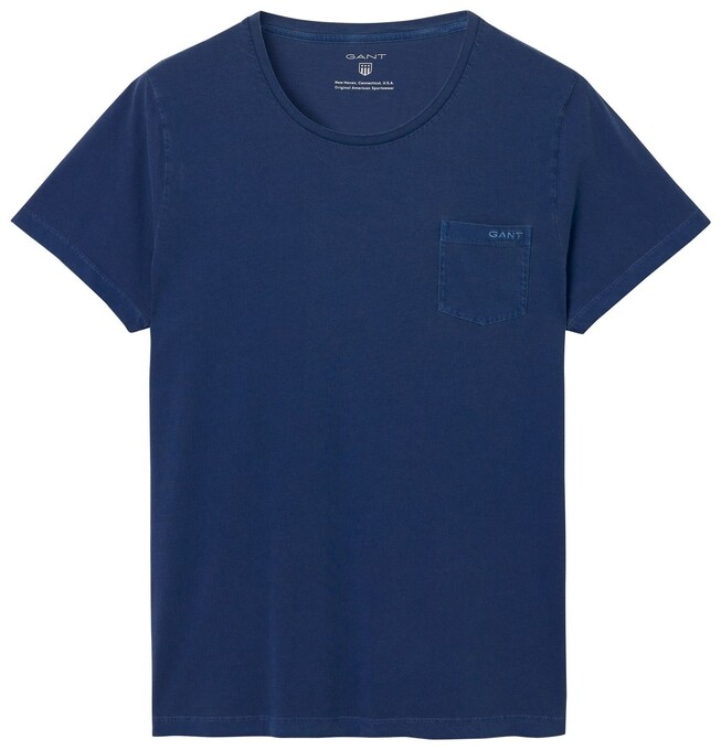 Gant Sunbleached T-Shirt Dark Evening Blue