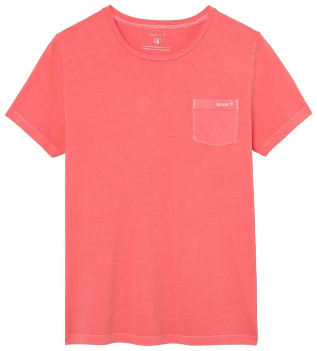 Gant Sunbleached T-Shirt Strong Coral