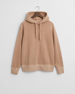 Gant Sunfaded Flat Drawcord Hoodie Trui Zand
