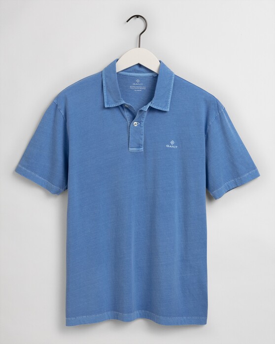 Gant Sunfaded Jersey Rugger Polo Pacific Blue