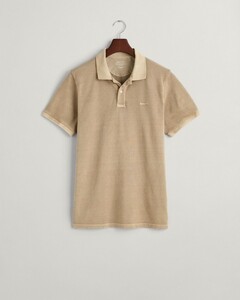 Gant Sunfaded Piqué Short Sleeve Rugger Polo Dried Khaki