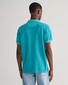 Gant Sunfaded Piqué Short Sleeve Rugger Polo Ocean Turquoise