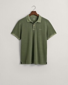 Gant Sunfaded Piqué Short Sleeve Rugger Polo Pine Green