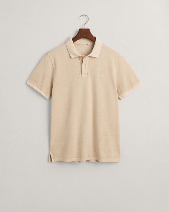 Gant Sunfaded Pique Short Sleeve Rugger Poloshirt Silky Beige