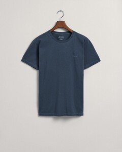 Gant Sunfaded Short Sleeve T-Shirt Avond Blauw