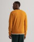 Gant Super Fine Lambswool V-Neck Pullover Dark Mustard Orange