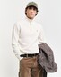 Gant Superfijne Lamswol Half-Zip Trui Cream