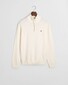 Gant Superfijne Lamswol Half-Zip Trui Cream