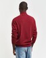 Gant Superfijne Lamswol Half-Zip Trui Plumped Red