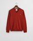 Gant Superfijne Lamswol V-Hals Trui Iron Red