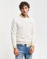 Gant Superfine Lambswool Crew Neck Pullover Cream