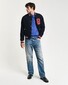 Gant Superfine Lambswool Crew Neck Pullover Rich Blue