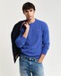 Gant Superfine Lambswool Crew Neck Pullover Rich Blue