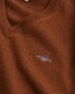 Gant Superfine Lambswool V-Neck Pullover Cocoa