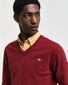 Gant Superfine Lambswool V-Neck Pullover Plumped Red