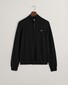 Gant Superfine Lambswool Zip Cardigan Black