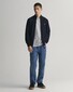 Gant Superfine Lambswool Zip Cardigan Marine