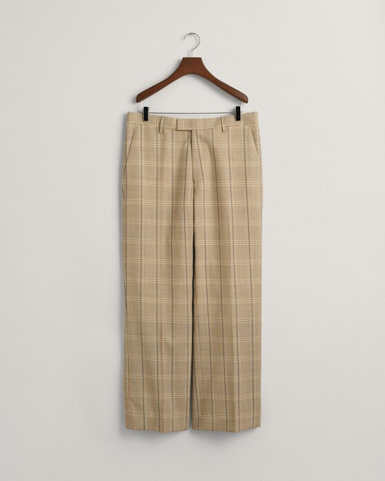 Gant Tailored Checked Pants Crème