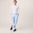 Gant Tailored Slim Stretch Linen Pants Broek Polar Blue