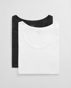 Gant Tank Top 2Pack Ondermode Zwart-Wit
