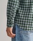 Gant Tartan Check Flannel Button Down Shirt Forest Green