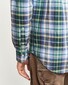 Gant Tartan Check Poplin Overhemd Deep Forest Green