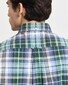 Gant Tartan Check Poplin Overhemd Deep Forest Green