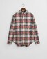 Gant Tartan Check Poplin Overhemd Ruby Red