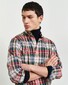 Gant Tartan Check Poplin Overhemd Ruby Red