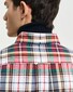 Gant Tartan Check Poplin Overhemd Ruby Red