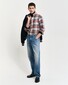 Gant Tartan Check Poplin Overhemd Ruby Red