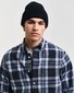 Gant Tartan Melange Check Flanel Overhemd Avond Blauw