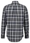 Gant Tartan Melange Check Flanel Overhemd Dark Grey Melange