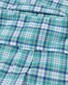 Gant Tech Broadcloth Check Short Sleeve Shirt Pool Green