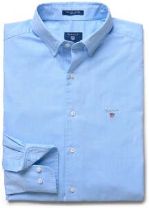 Gant Tech Prep Oxford Plain Overhemd Capri Blue