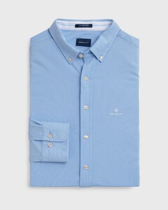 Gant Tech Prep Piqué Overhemd Capri Blue