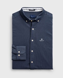 Gant Tech Prep Piqué Overhemd Marine