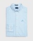 Gant Tech Prep Piqué Stripe Overhemd Capri Blue