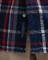 Gant Tech Prep Washed Indigo Check Short Sleeve Overhemd Pacific Blue