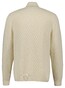 Gant Textured Cotton Half Zip Pullover Cream