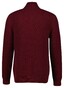 Gant Textured Cotton Half Zip Pullover Plumped Red