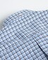 Gant The Broadcloth 3 Color Gingham Overhemd Midden Blauw Melange