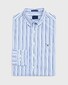Gant The Broadcloth 3 Color Stripe Overhemd College Blue