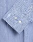 Gant The Broadcloth Banker Stripe Overhemd College Blue