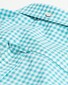 Gant The Broadcloth Gingham Short Sleeve Overhemd Aqua