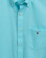 Gant The Broadcloth Short Sleeve Shirt Aqua Sky