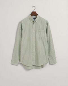 Gant The Broadcloth Stripe Shirt Kalamata Green